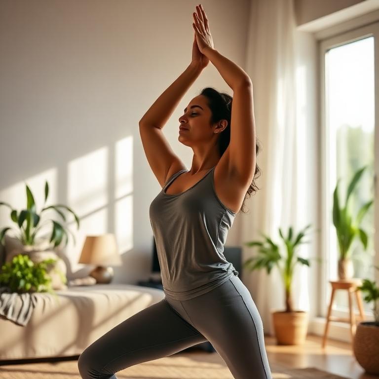 Morning yoga flow